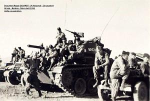 BEDEAU - 9E HUSSARDS - HALTE EN OPERATION - 1959 